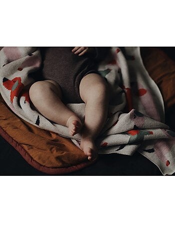 Coperta di cotone biologico per bambini, teckel | SEVIRA KIDS