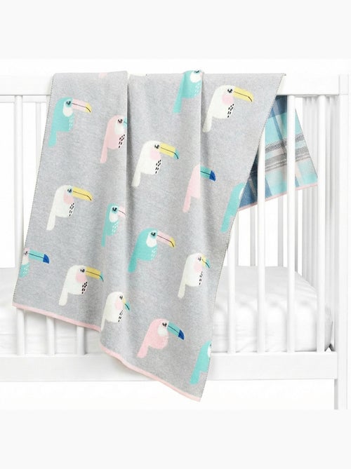 Coperta di cotone biologico per bambini, toucan | sevira kids | sevira kids - Kiabi Coperta di cotone biologico per bambini, toucan | sevira kids | sevira kids - Kiabi