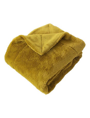 Coperta di flanella double-face in finta pelliccia