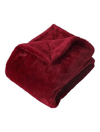 Coperta di flanella double-face in finta pelliccia