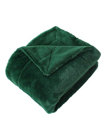 Coperta di flanella double-face in finta pelliccia