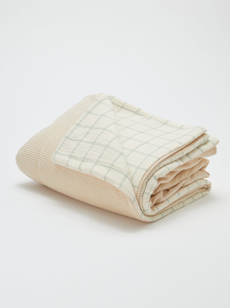 Coperta double face - Kiabi Home VERDE - Kiabi