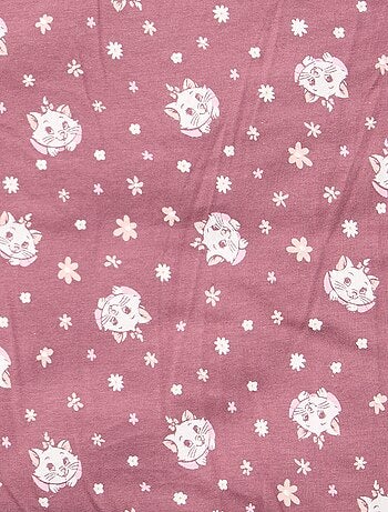 Coperta double face 'Disney' 'Marie' in jersey di cotone 80x100 cm