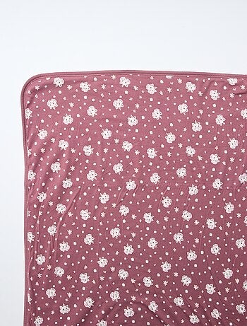 Coperta double face 'Disney' 'Marie' in jersey di cotone 80x100 cm