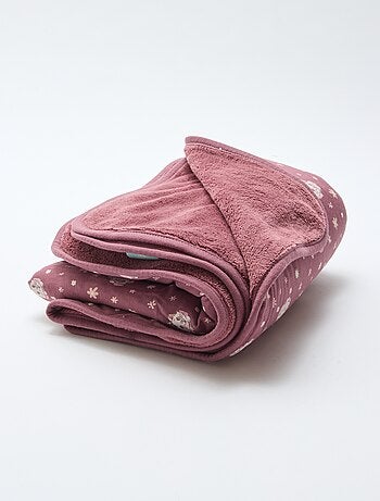 Coperta double face 'Disney' 'Marie' in jersey di cotone 80x100 cm