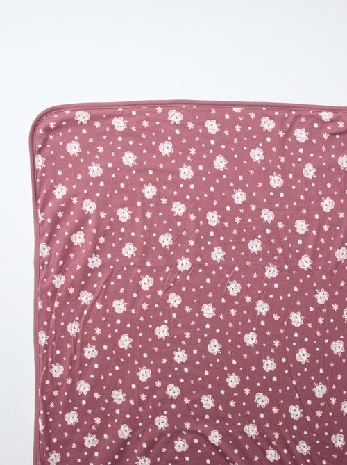 Coperta double face 'Disney' 'Marie' in jersey di cotone 80x100 cm - Kiabi