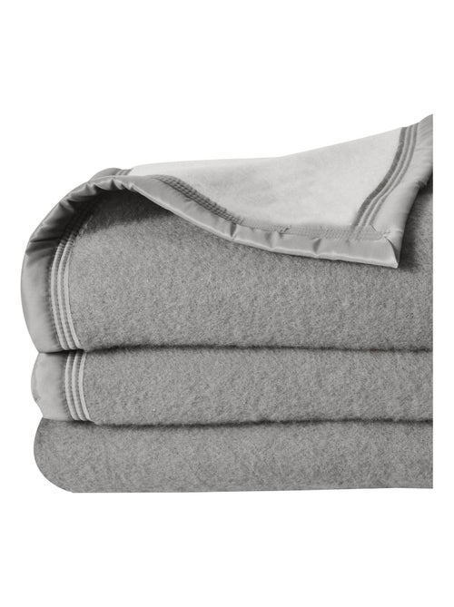 Coperta double-face Woolmark - Kiabi