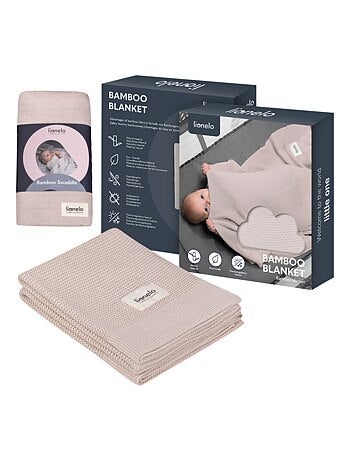 Coperta e fascia per neonati in bambù naturale LIONELO