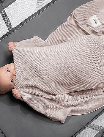 Coperta e fascia per neonati in bambù naturale LIONELO