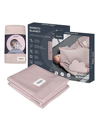 Coperta e fascia per neonati in bambù naturale LIONELO