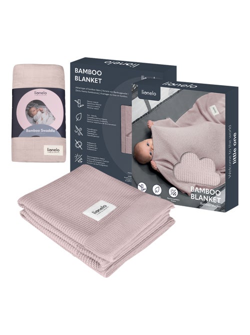 Coperta e fascia per neonati in bambù naturale LIONELO - Kiabi
