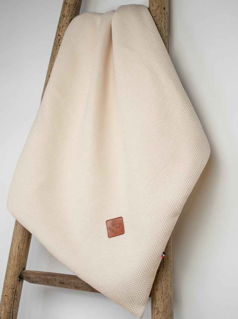 Coperta estiva in cotone a nido d'ape | sevira kids | sevira kids Beige - Kiabi