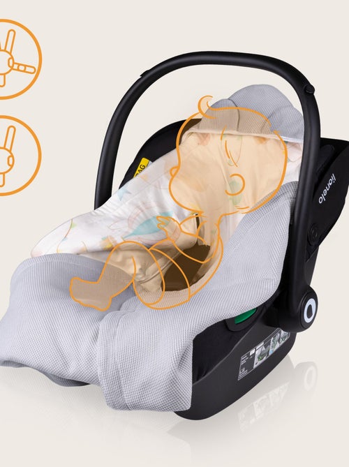 Coperta fasciante LIONELO - Cotone e bambù - Ipoallergenica - Kiabi