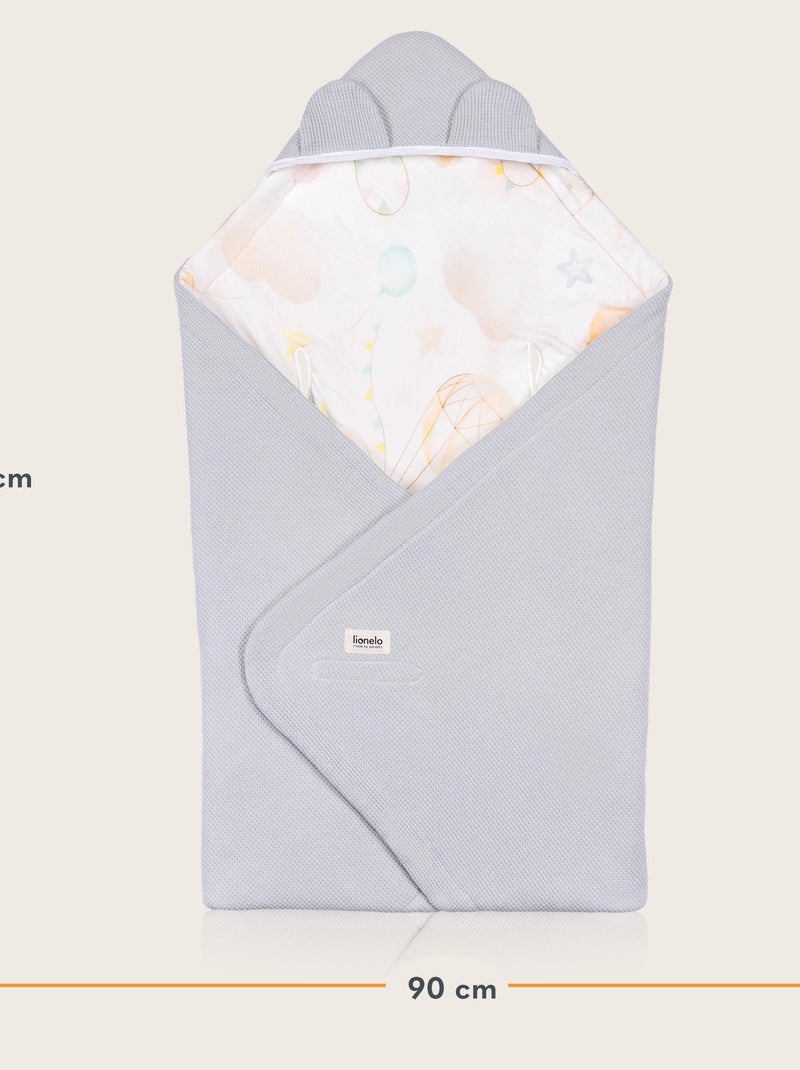 Coperta fasciante LIONELO - Cotone e bambù - Ipoallergenica Grigio - Kiabi
