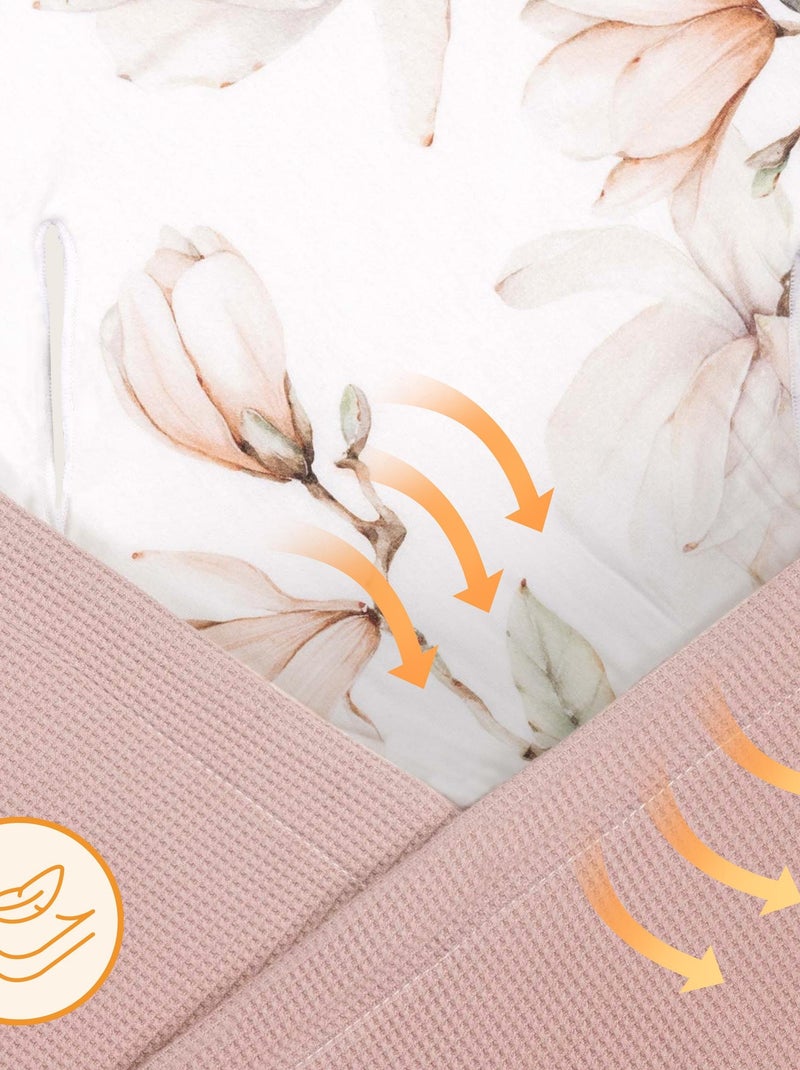 Coperta fasciante LIONELO - Cotone e bambù - Ipoallergenica Rosa - Kiabi