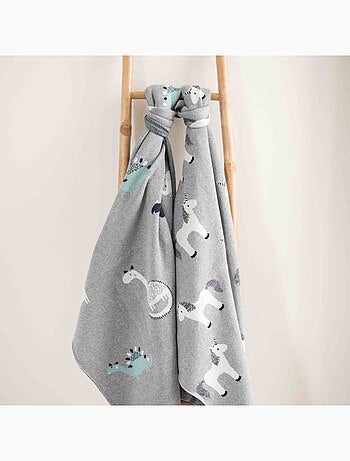 Coperta in cotone biologico gots, unicorno - SEVIRA KIDS