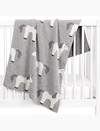 Coperta in cotone biologico gots, unicorno | sevira kids | sevira kids