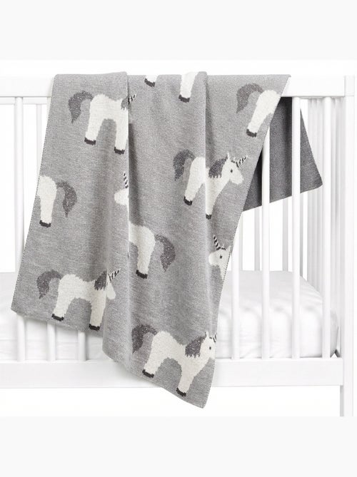 Coperta in cotone biologico gots, unicorno | sevira kids | sevira kids - Kiabi Coperta in cotone biologico gots, unicorno | sevira kids | sevira kids - Kiabi