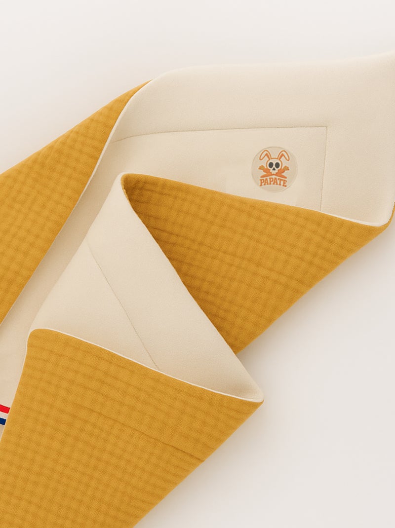 Coperta in cotone biologico Rex Beige - Kiabi