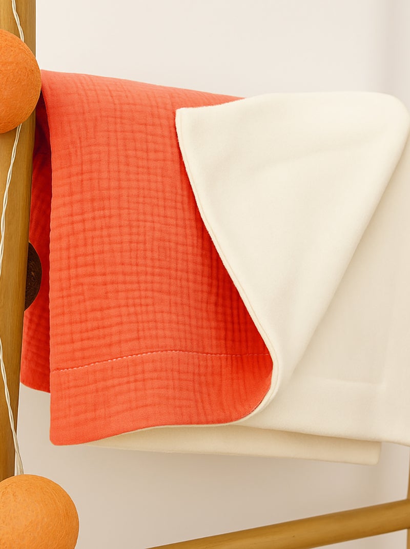 Coperta in cotone biologico Rex Rosso - Kiabi