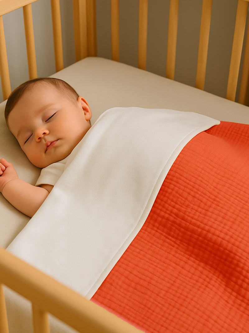 Coperta in cotone biologico Rex Rosso - Kiabi