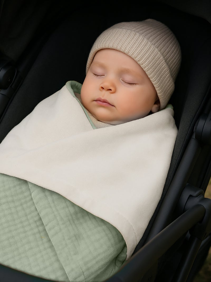 Coperta in cotone biologico Rex Verde - Kiabi