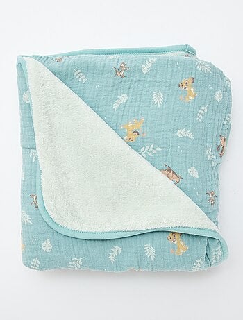 Coperta in cotone e pile 'Stitch'