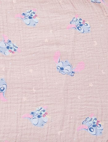 Coperta in cotone e pile 'Stitch'