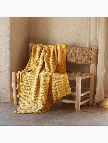 Coperta in cotone goffrato