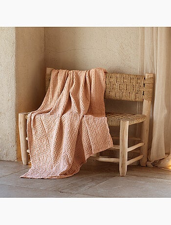 Coperta in cotone goffrato