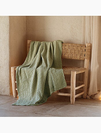 Coperta in cotone goffrato