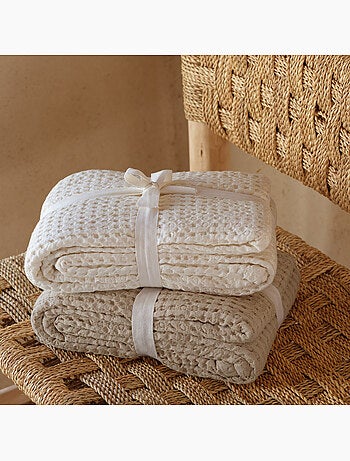Coperta in cotone goffrato