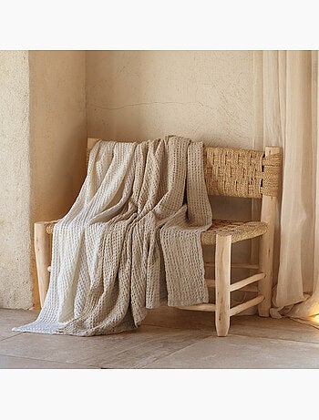 Coperta in cotone goffrato