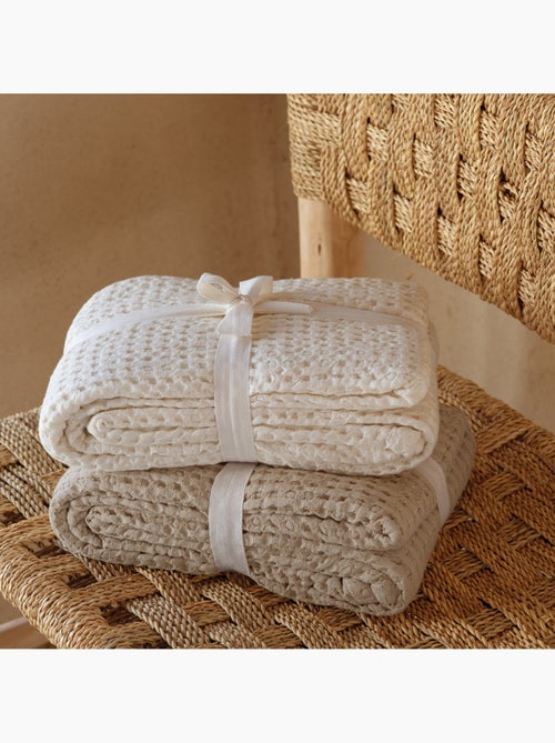 Coperta in cotone goffrato - Kiabi