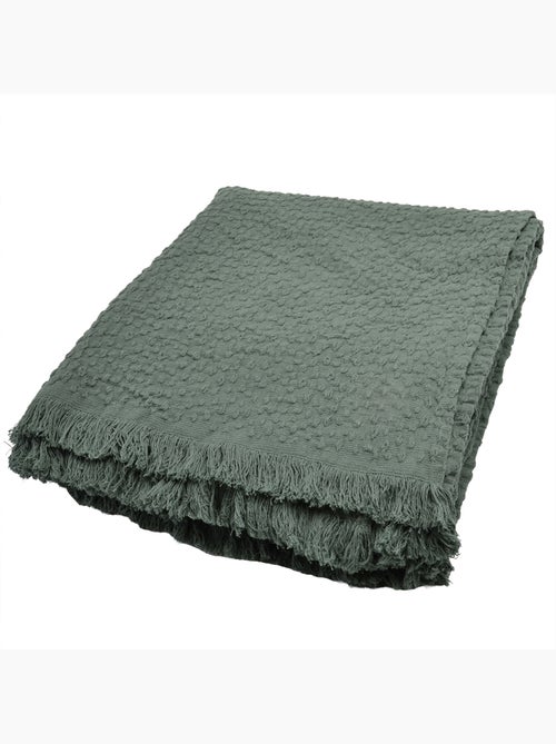 Coperta in cotone jacquard con motivo a goccia - Kiabi Coperta in cotone jacquard con motivo a goccia - Kiabi