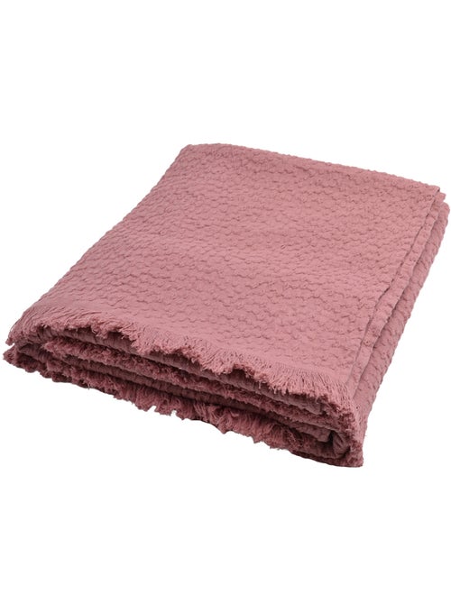Coperta in cotone jacquard con motivo a goccia - Kiabi Coperta in cotone jacquard con motivo a goccia - Kiabi