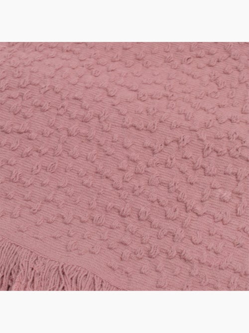 Coperta in cotone jacquard con motivo a goccia - Kiabi Coperta in cotone jacquard con motivo a goccia - Kiabi