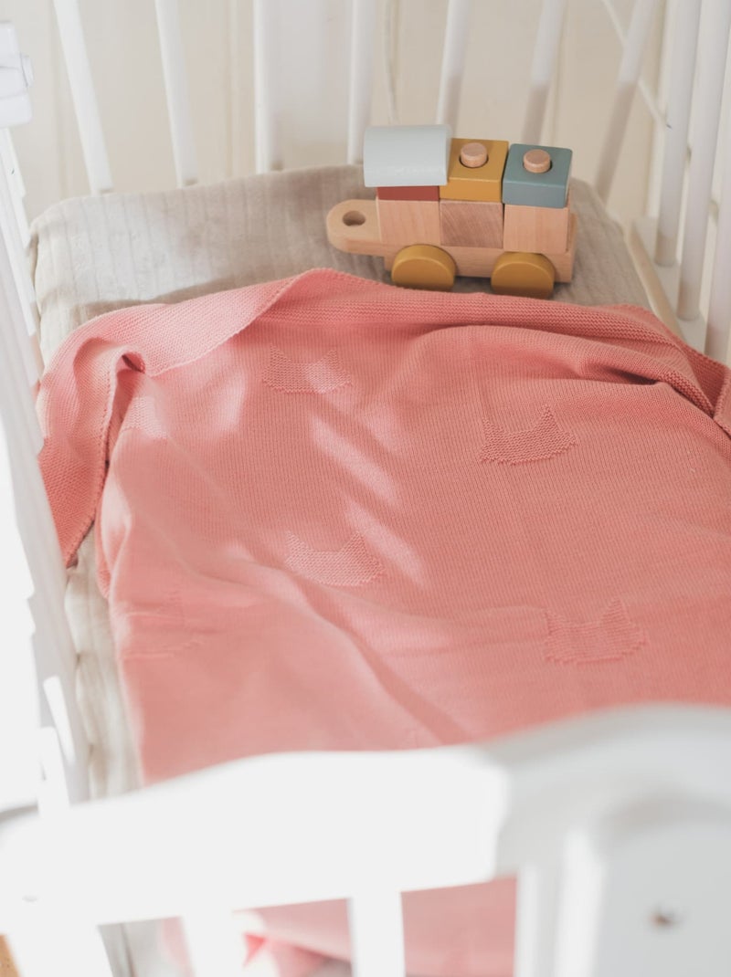 Coperta in Cotone Rosa - Kiabi