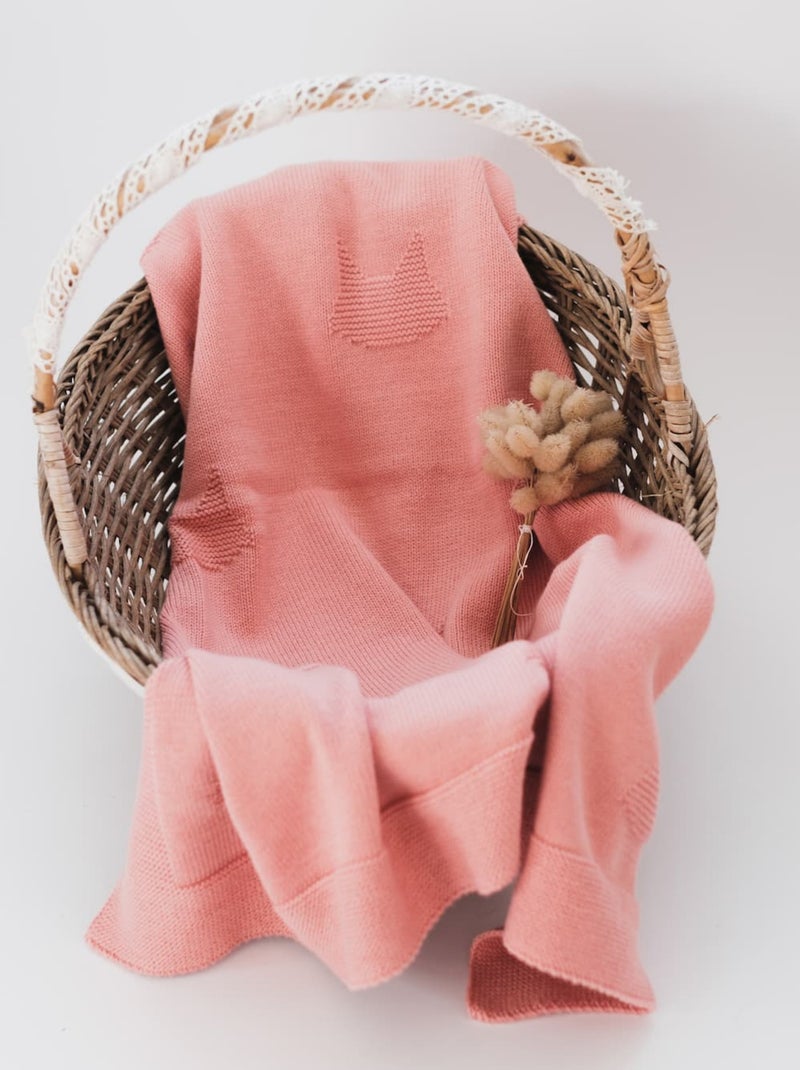Coperta in Cotone Rosa - Kiabi