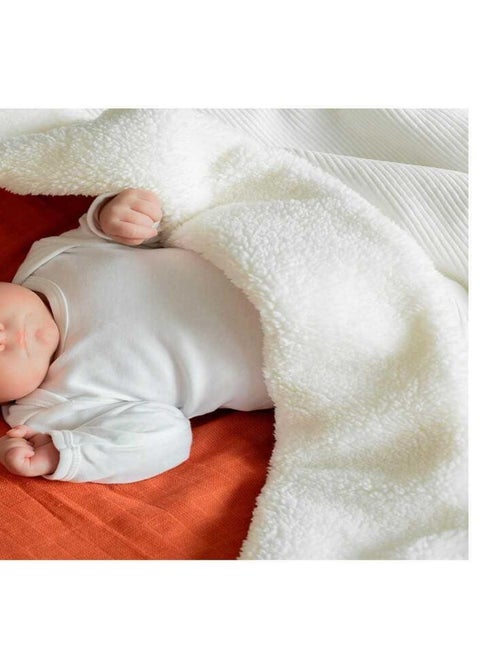 Coperta in due materiali - wooly - Kiabi Coperta in due materiali - wooly - Kiabi