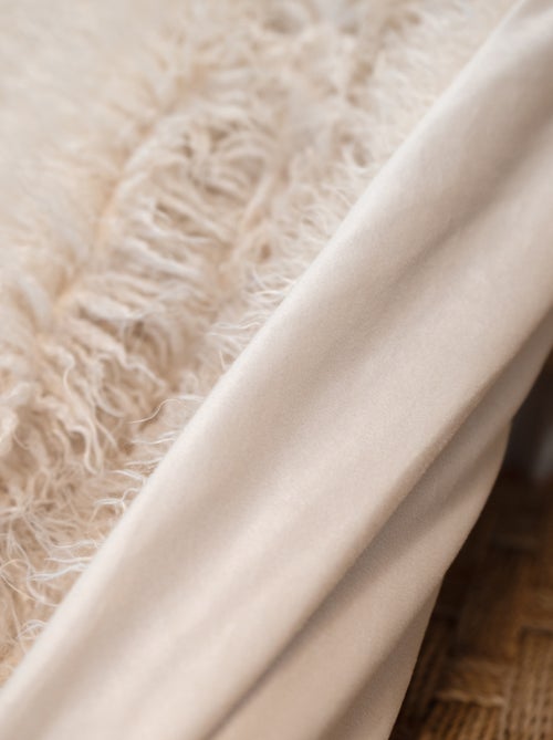 Coperta in finta pelliccia a pelo lungo - Kiabi