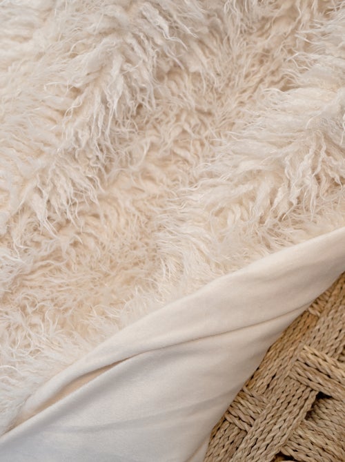 Coperta in finta pelliccia a pelo lungo - Kiabi