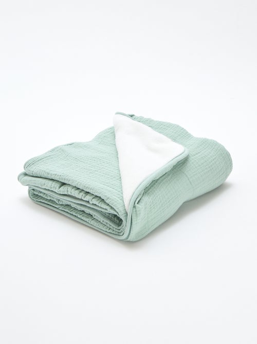 Coperta in garza di cotone quadrato neonato in garza di cotone - Kiabi