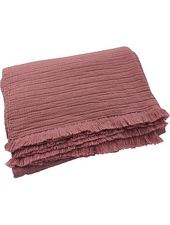 Coperta in garza di cotone trapuntata