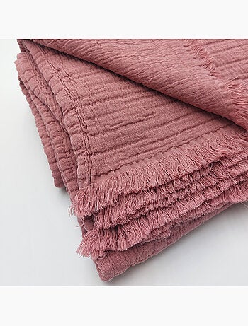 Coperta in garza di cotone trapuntata