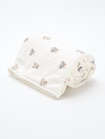 Coperta in jersey stampato in cotone jersey