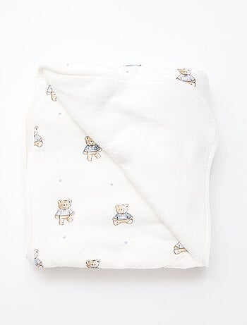 Coperta in jersey stampato in cotone jersey