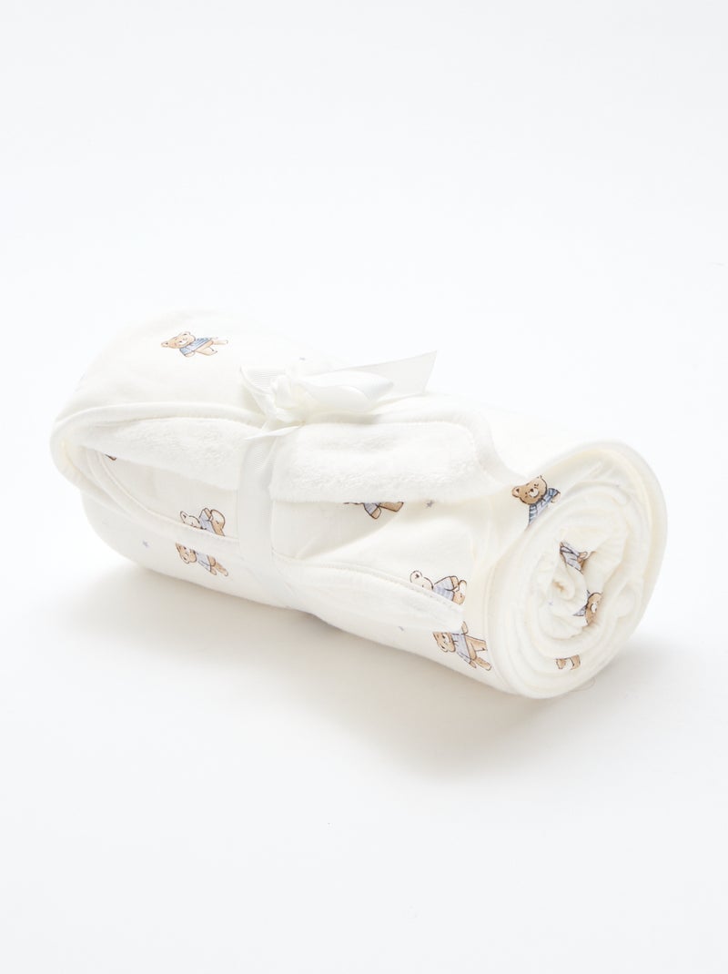 Coperta in jersey stampato in cotone jersey Beige - Kiabi