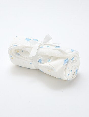 Coperta in jersey stampato in cotone jersey