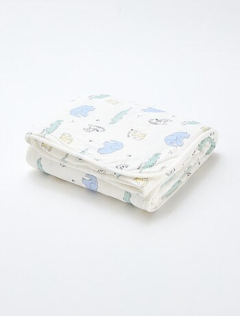 Coperta in jersey stampato in cotone jersey